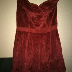 Velvet romper j lo medium